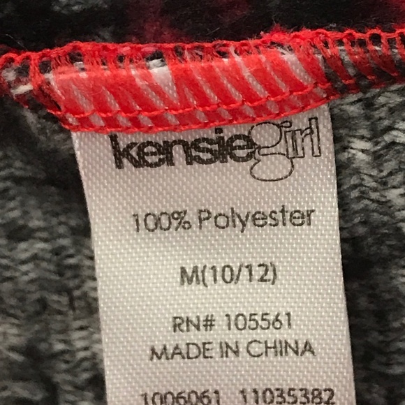 Unicorn Eyelash Sweater Holiday Fleece Pants NWT Girls M 10/12 - Picture 9 of 15